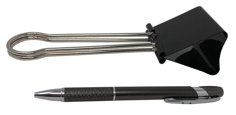 Clipco Binder Clips Super Extra Large 2-1/3in Black (4-Pack) - Image 4